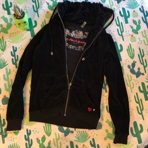 Twisted heart bling sweatshirt